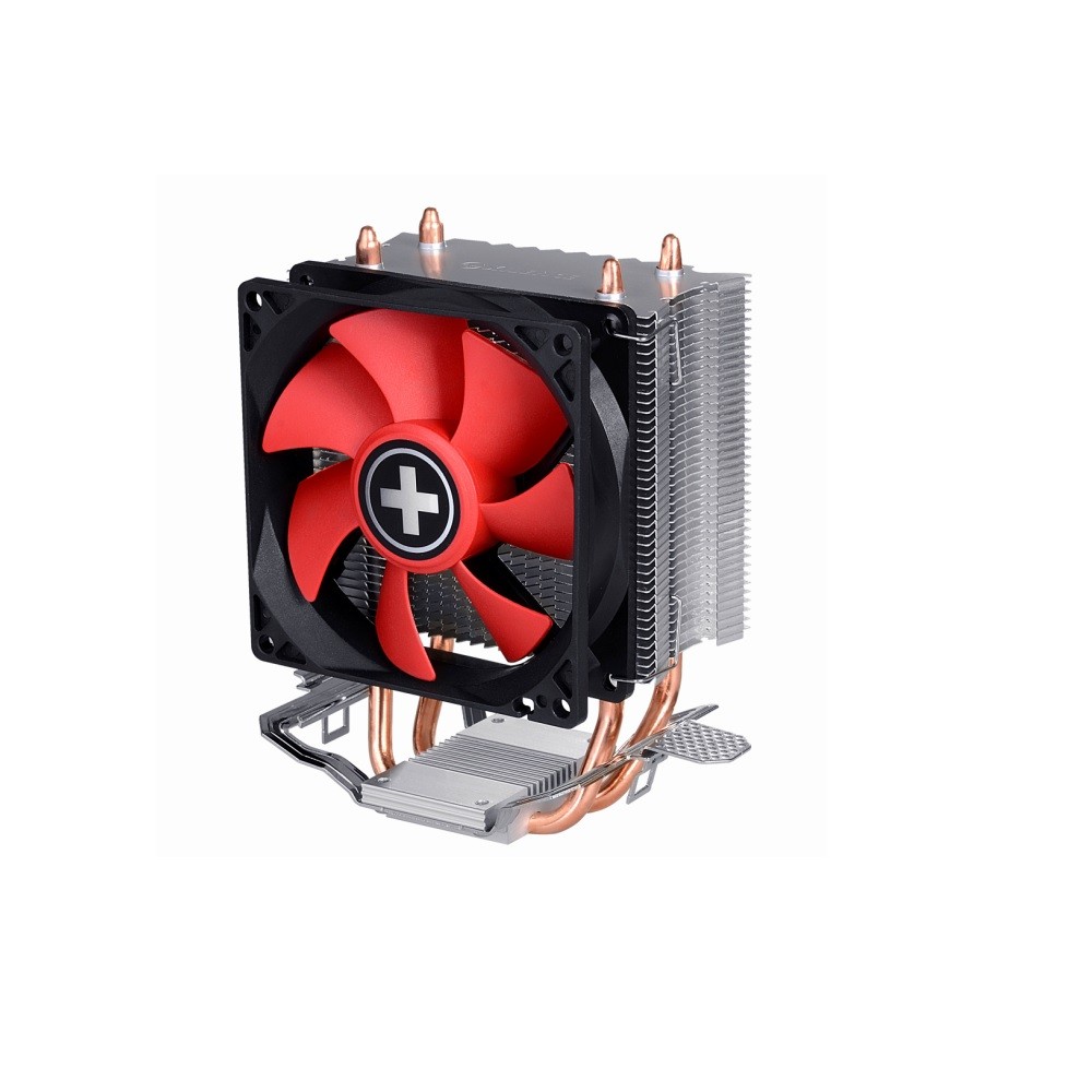 Xilence A402 Processor Cooler 9.2 Cm Black, Red, Silver