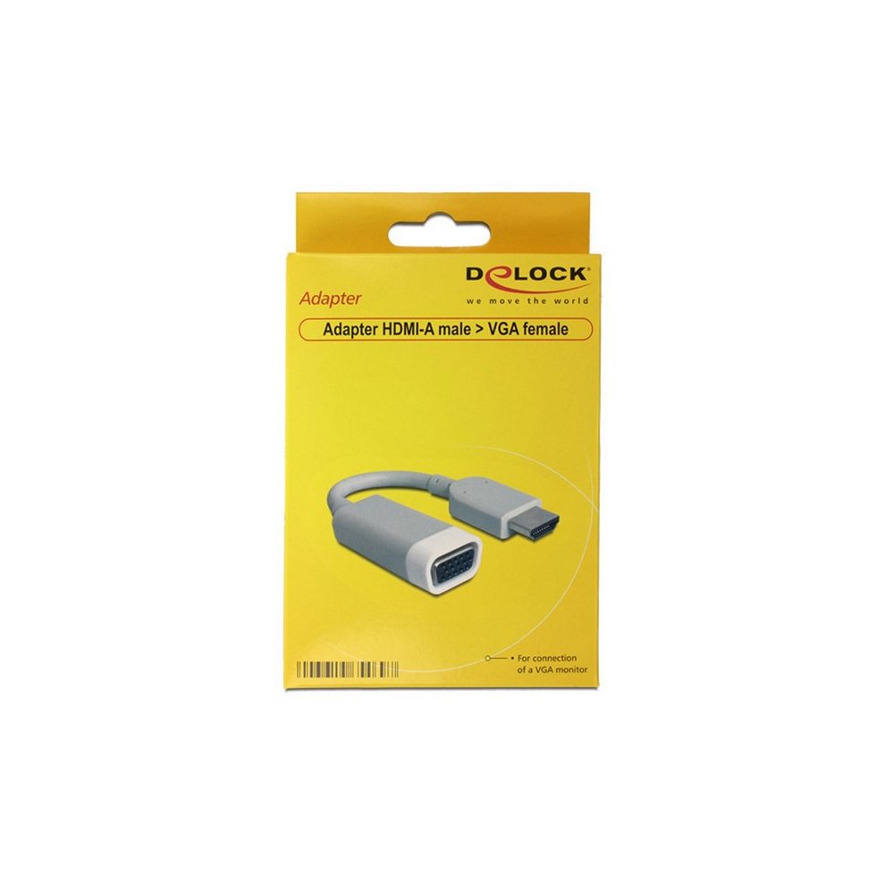 DeLOCK 65469 Video Cable Adapter VGA (D-Sub) HDMI Type a... thumbnail