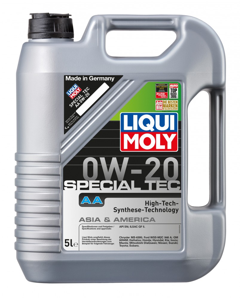 LIQUI MOLY 9734 Engine Oil 0W-20, Capacity: 5l, Synthetic Oil