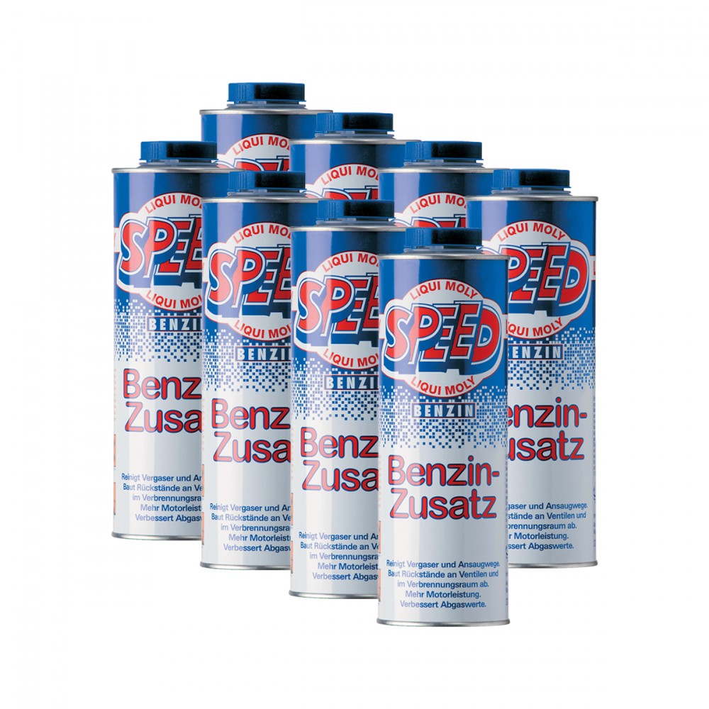 8x Liqui Moly 5105 Speed Benzin Zusatz Zugabe Kraftstoff Additiv 1L