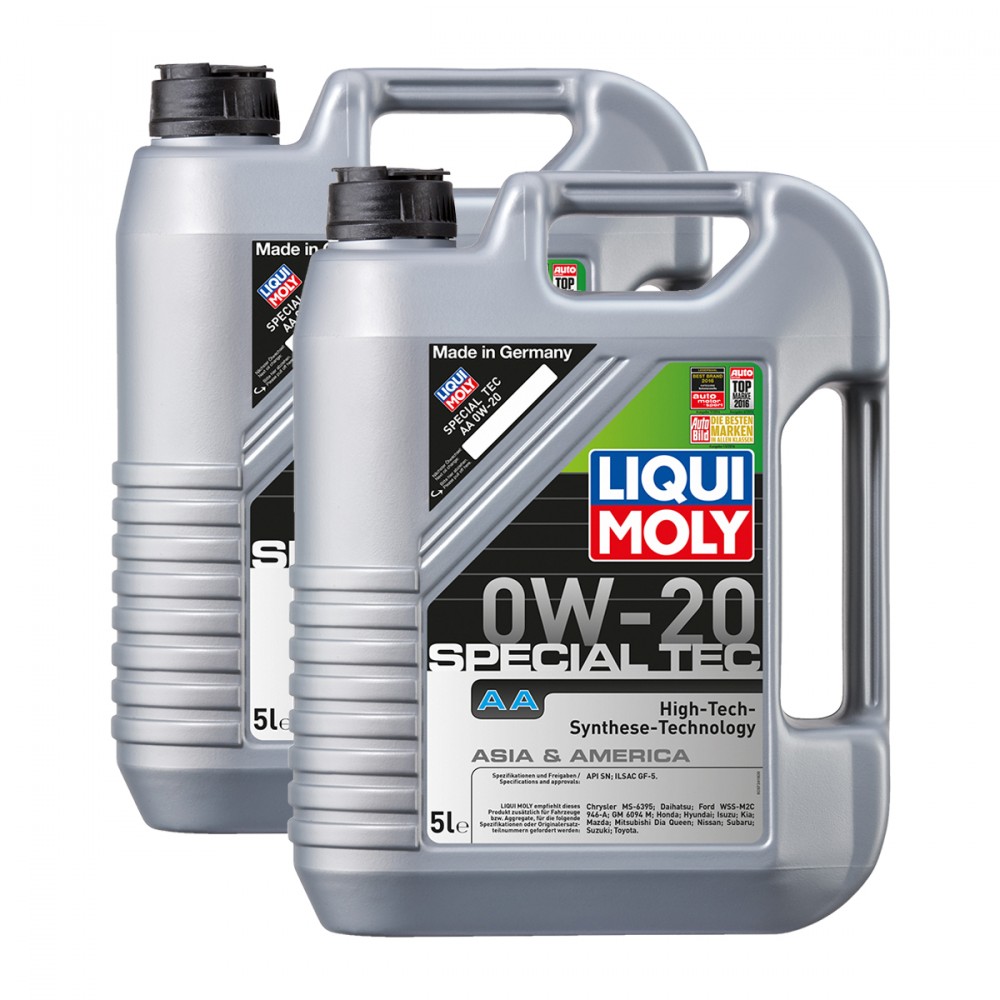 2x Liqui Moly 9734 Special Tec AA 0W-20 Motoröl API SN Ilsac Gf-5 Toyota KIA 5