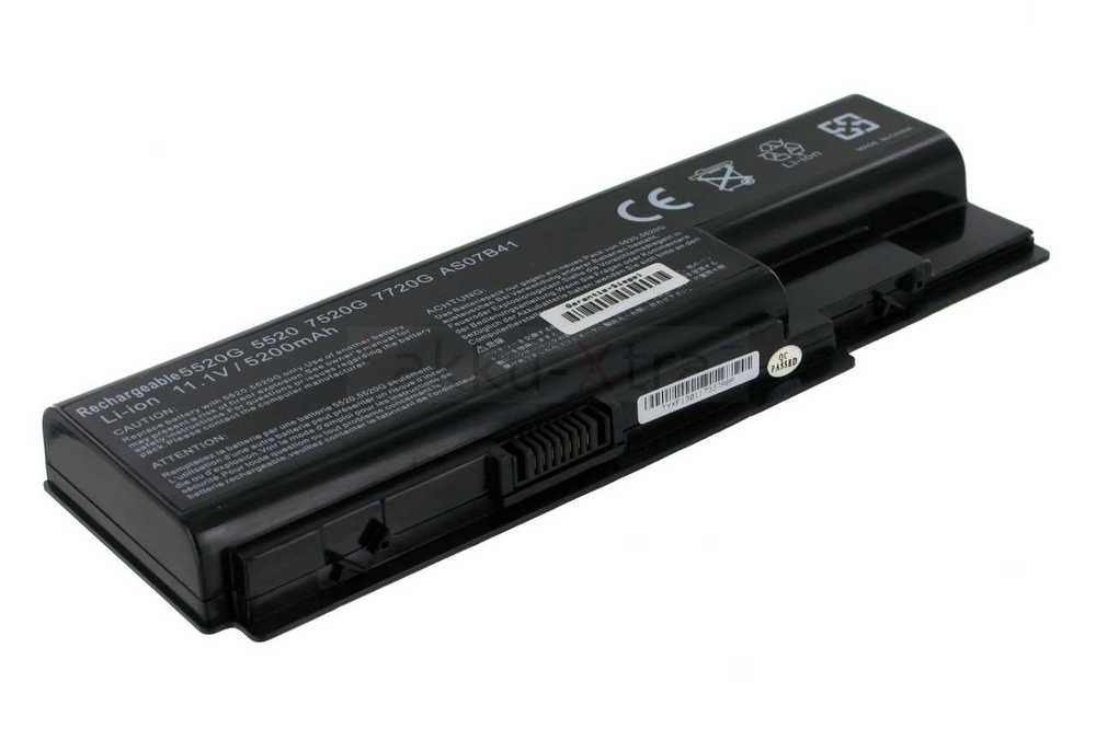 Akku Für Acer Aspire 5330, Li-Ion, 10,8V 5200mAh
