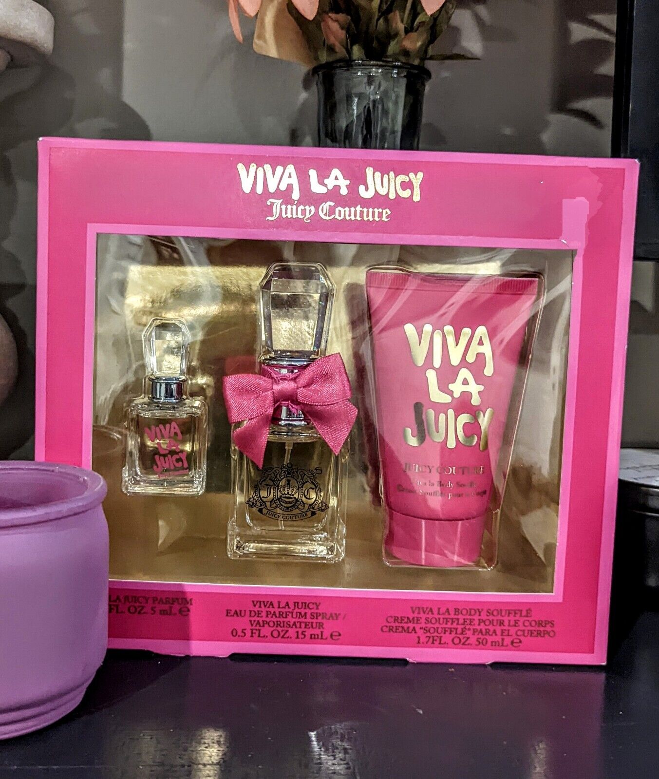 Juicy Couture Viva La Juicy for Women Fragrance 3 Piece Gift Set