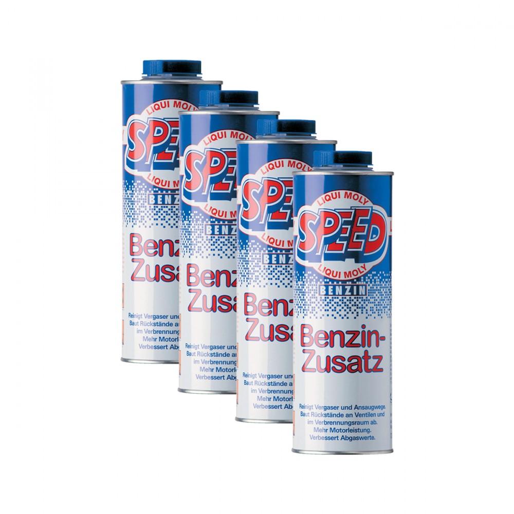 4x Liqui Moly 5105 Speed Benzin Zusatz Zugabe Kraftstoff Additiv 1L
