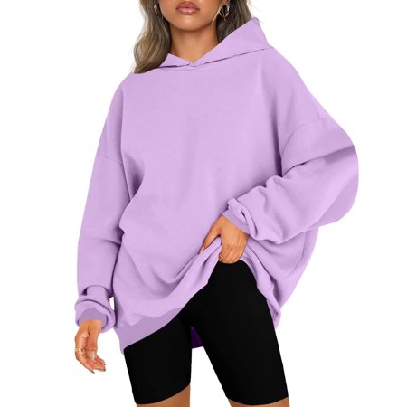 FengLS Women Autumn and Winter Casual Christmas Solid Round Neck Long Sleeve Pullover Blouse Sweatshirt Tops 10-Ladies Fall Tops-19A#6229 Womens Cloth
