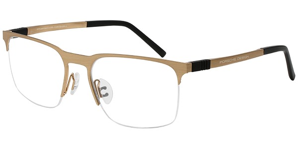 Porsche Design, Glasses, Male, Yellow, ONE SIZE, Metal Frame Glasses