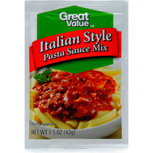 Great Value Italian Style Spaghetti Sauce Mix, 1.5 Oz Image