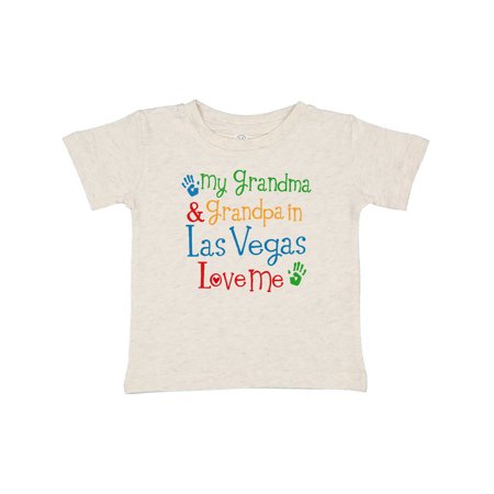 Inktastic Grandma and Grandpa in Las Vegas Love Me Gift Baby Boy or Baby Girl T-Shirt
