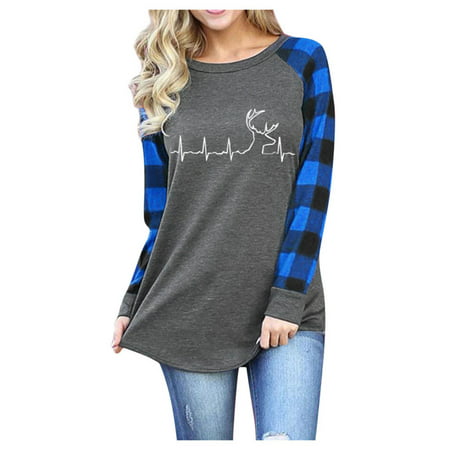 Sentmoom Fall Shirts Women 2022  Soft Slim Sweatshirts Crewneck Oversized Henley Shirts Long-Sleeve Lightweight Dressy Shirts Dressy Loose Blouses Hol