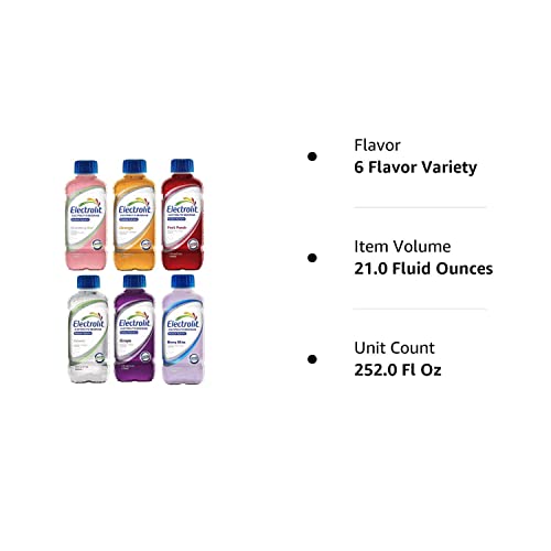 Oasis Snacks Electrolit Premium Hydration Electrolyte Beverage, Multi Flavor Variety, 21 Fl Oz (6 Flavor Variety, Pack of 12) thumbnail