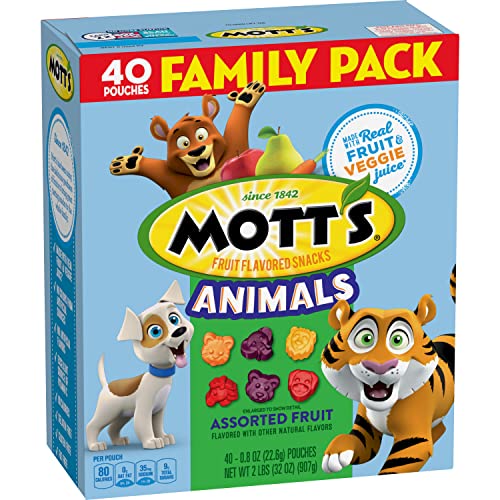 Mott's Fruit Snacks Assorted Animals - 40ct/32oz