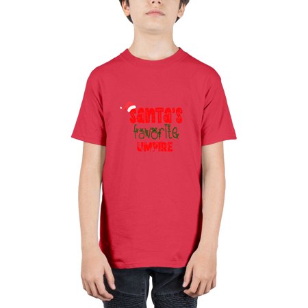 Santas Favorite Umpire Style 1136# - Christmas - Youth Tee Unisex
