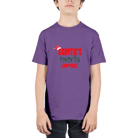 Santas Favorite Umpire Style 1136# - Christmas - Youth Tee Unisex