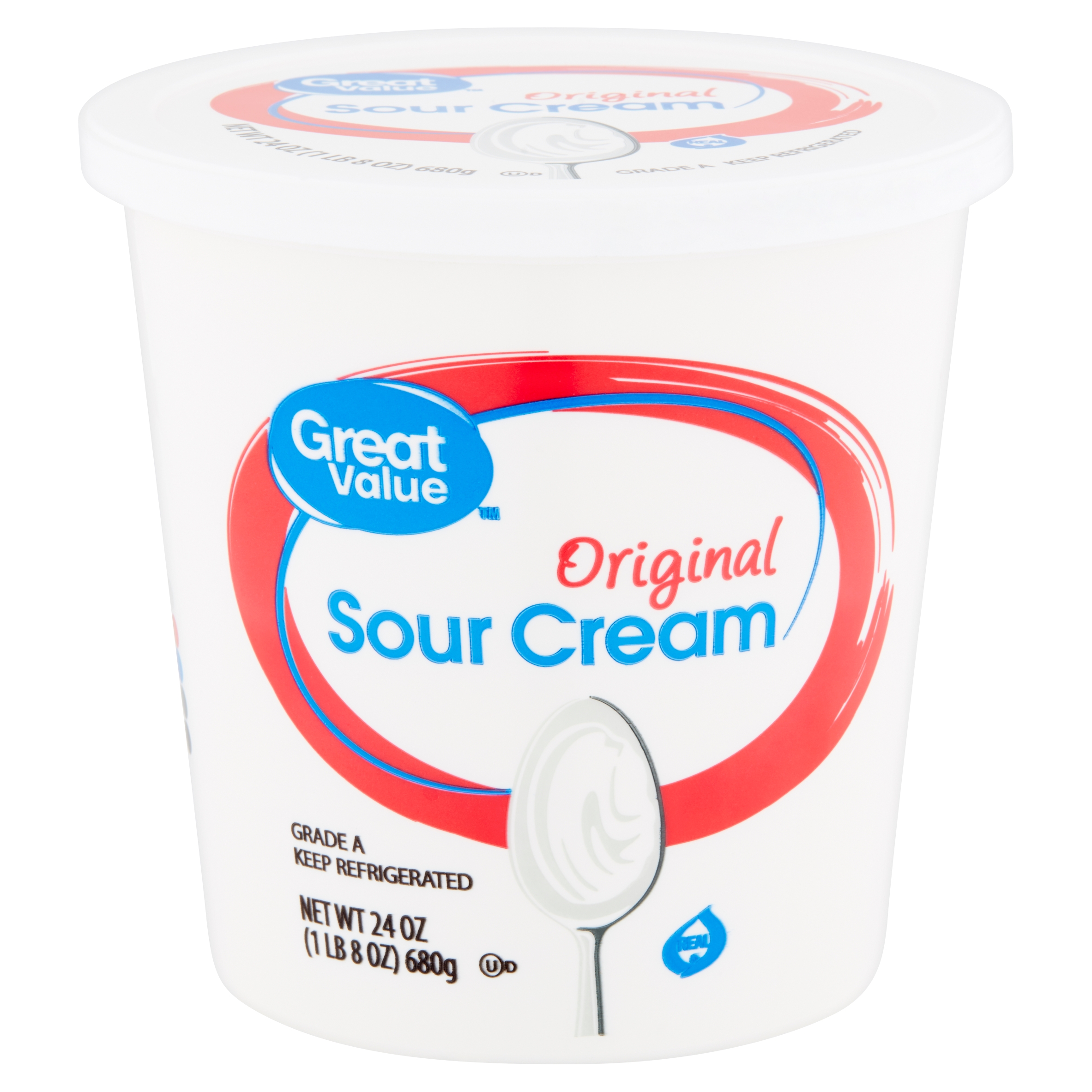 Great Value Original Sour Cream, 24 Oz Image