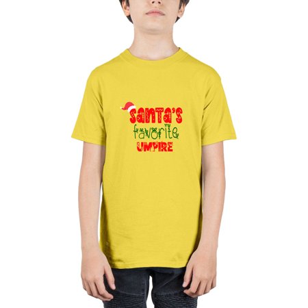 Santas Favorite Umpire Style 1136# - Christmas - Youth Tee Unisex