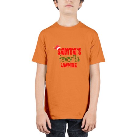 Santas Favorite Umpire Style 1136# - Christmas - Youth Tee Unisex