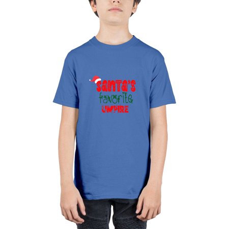 Santas Favorite Umpire Style 1136# - Christmas - Youth Tee Unisex