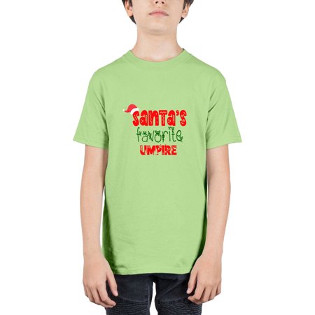 Santas Favorite Umpire Style 1136# - Christmas - Youth Tee Unisex