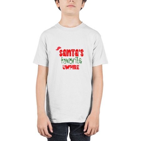 Santas Favorite Umpire Style 1136# - Christmas - Youth Tee Unisex