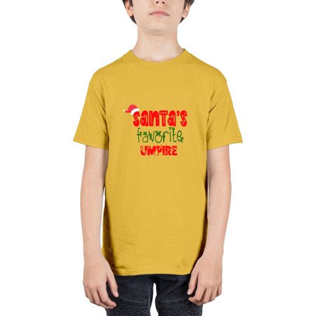 Santas Favorite Umpire Style 1136# - Christmas - Youth Tee Unisex