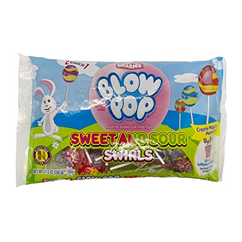 Blow Pop Easter Sweet and Sour Swirls 11.5 Oz. Bag