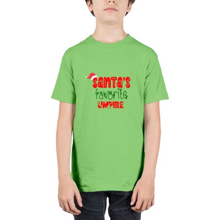 Santas Favorite Umpire Style 1136# - Christmas - Youth Tee Unisex