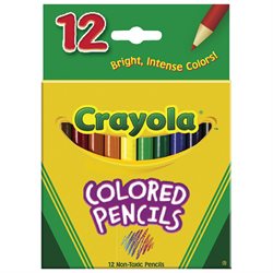 Crayola Colored Pencils-12/pkg Short