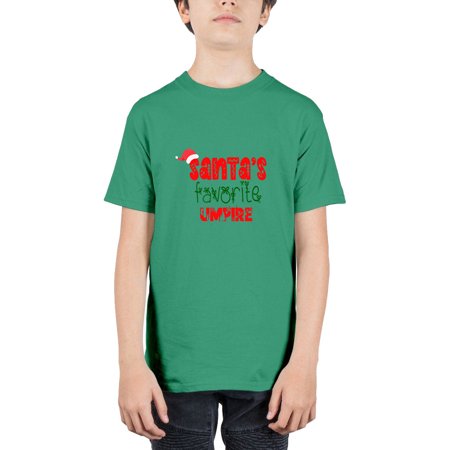 Santas Favorite Umpire Style 1136# - Christmas - Youth Tee Unisex