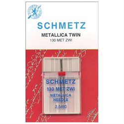 Double Metallic Machine Needle -size 2.5/80 1/pkg