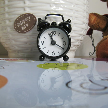 Usupdd New Creative Cute Mini Metal Small Alarm Clock Electronic Small Alarm Clock Usupdd WDD220817-4742