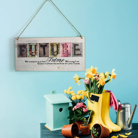 DDgui New Fashion Wooden Square Hanging Home Wall Decor Hanging Tag Home Wall Decoration DDgui LAA220927-24326