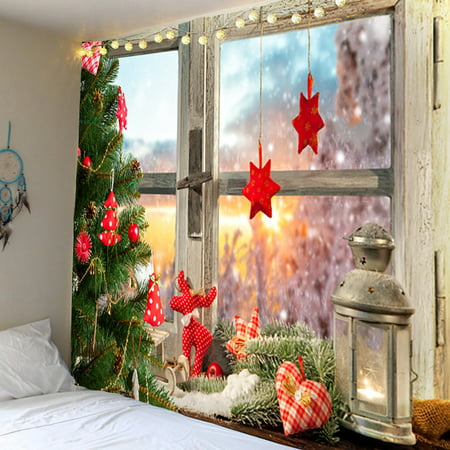 Christmas Ornaments Background Cloth Living Room Hanging Tapestry 1.3X1.5m USLJ9-7796 2022 Clearance DIAMOND PAINTING KITS Christmas Ornaments Backgro