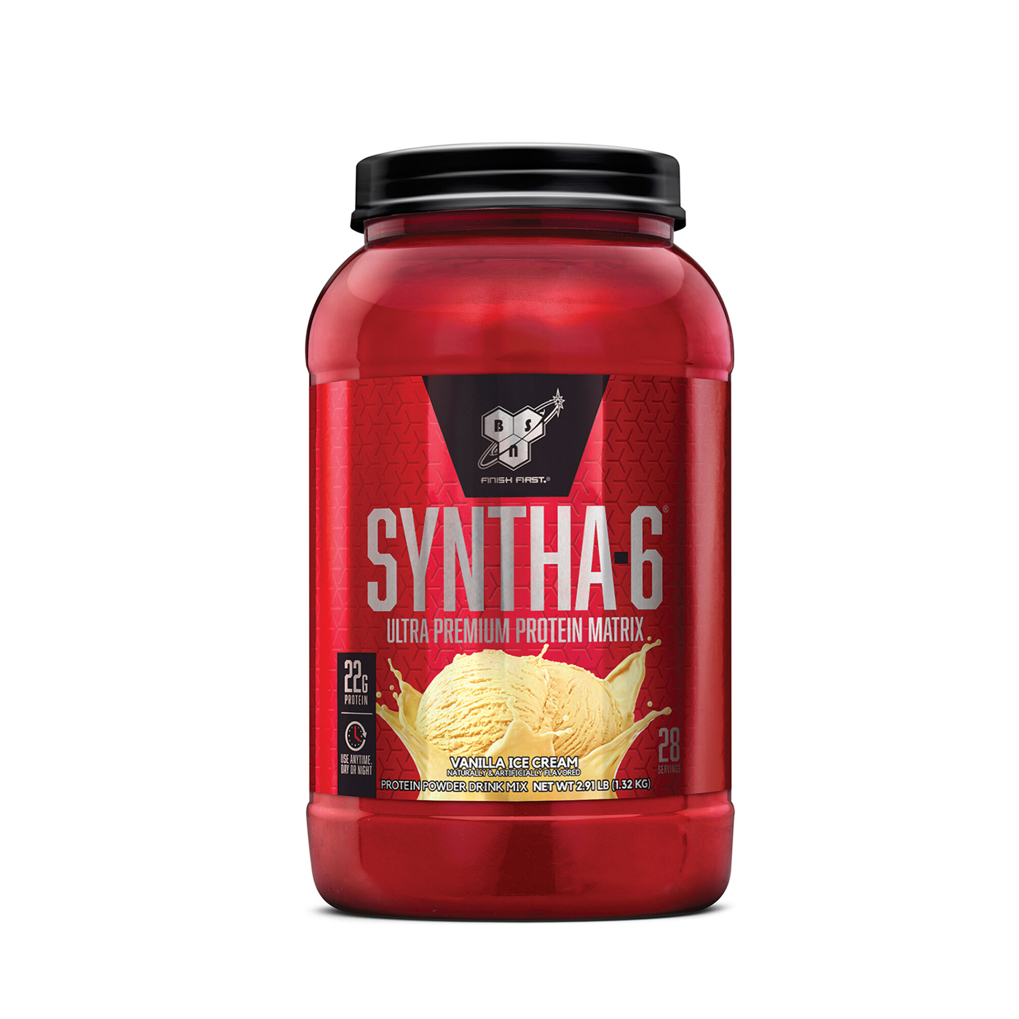 BSN Syntha-6 Ultra Premium Protein Matrix - Vanilla Ice Cream Vitamin | 2.91 Lbs Powder