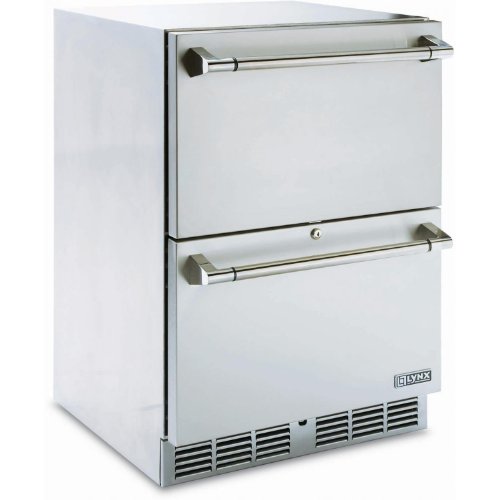 Lynx L24DWR Two Drawer Refrigerator, 24-Inch