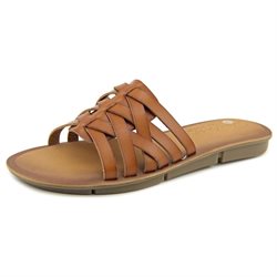Skechers Indulge 2 Golden Hour Women Open Toe Synthetic Brown Slides Sandal