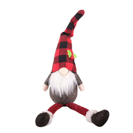 Usupdd Plush Christmas Decoration Faceless Doll Forest Elder Stuffed Ornaments Toy Gift WANG220810-4888