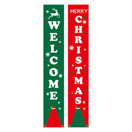 T*4962，Merry Christmas Santa Banner Flag Wall Hanging Xmas Party Decoration Ornaments，P*4962 GF4