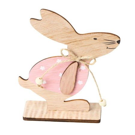 Easter Bunny Wooden Tabletop Decorations Home Decoration Wooden 08HWC15A#5325 2022 the Hot Easter Bunny Wooden