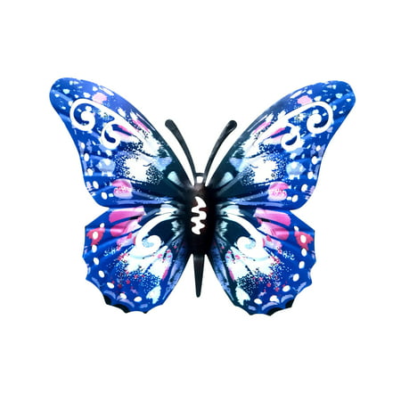 Zpj5#4650 Garden Butterfly Art Outdoor Garden Backyard Metal Animal Decoration Gift Z#4650 SA9