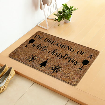 Miximx Christmas Door Mat Cartoon Gnome Floor Mat Hallway Kitchen Foot Mat Soft Carpet - New Novel Christmas Door Mat LTZ#24326