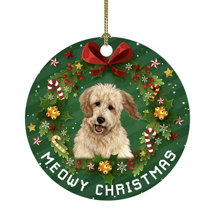 MIANHT Christmas Funny Decoration Christmas Dog Pattern Pendant Christmas Tree Ornaments - 2022 Christmas Funny Decoration L-#5588