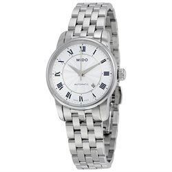 Mido Baroncelli II Automatic Silver Dial Stainless Steel Ladies Watch M76004211