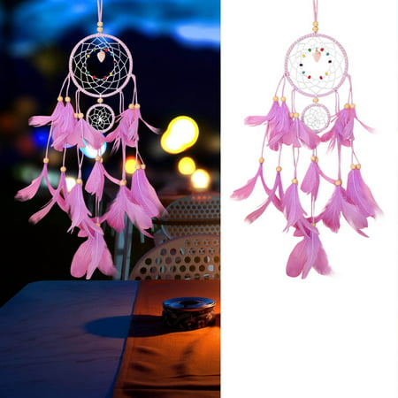 Miximx Colorful Moon Stars Home Decoration DreamCatcher Pendant Room Decoration - New Novel Colorful Moon Stars LTZ#21319