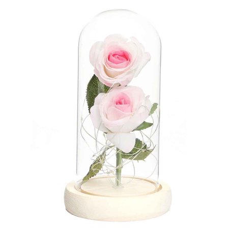 G#2564，Romantic Glass Rose Wedding Decoration Home Furnishing Holiday Gifts，R#2564 HF4
