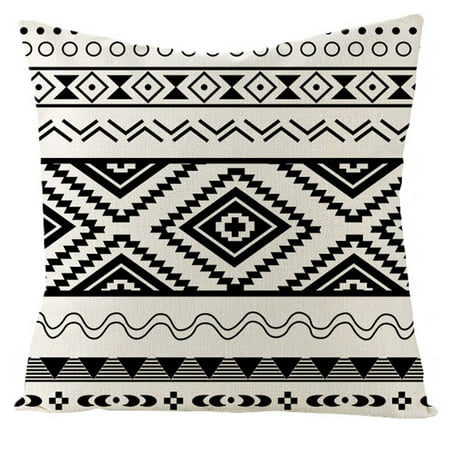 MIANHT Throw Pillow Covers Decorative Cotton Linen Cushion Case - 2022 Throw Pillow Covers O-#7287