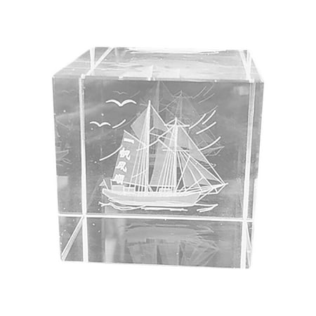 DDgui New Fashion Crystal Carved with Moon  Solar System  Clouds  Heart-shaped Desktop  Creative Gift Ornaments DDgui LAA220927-4973