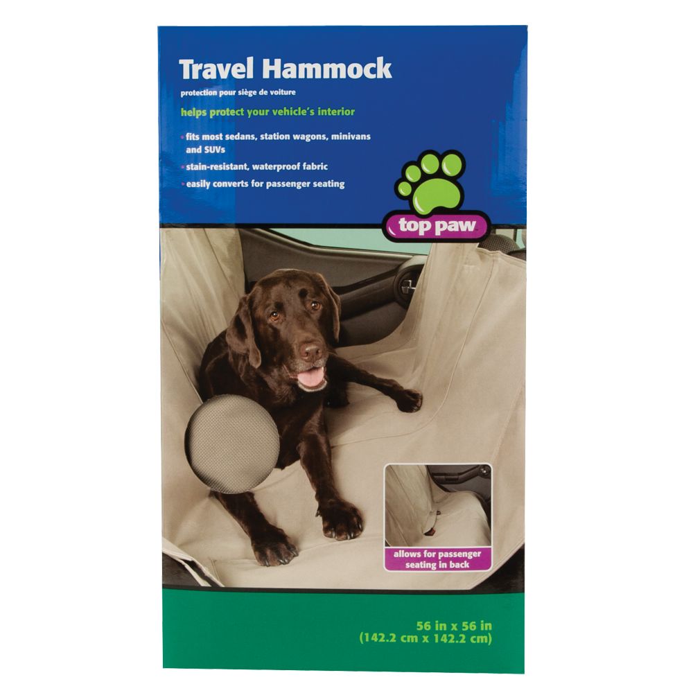 Top Paw&reg; Travel Car Hammock, Green