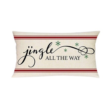 Usupdd Christmas Cushion Cover Home Decor Throw Pillowcase Sofa Flashing 50x30cm Usupdd WEE220816-2289