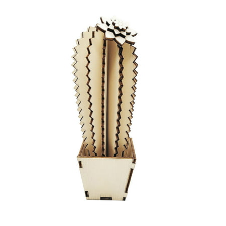 Buodes Birthday Decorations for Women Hollow Cactus DIY Fun Assembling Home Small Fresh Decoration Party Ornaments