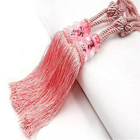 Crystal Beaded Tassels Tieback Curtain Cord Home Textiles Window Treatments - 2022 New Crystal Beaded Tassels 812-B#7681